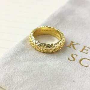 Kendra Scott jewelry - Harper Gold Plated Band Ring Size 7